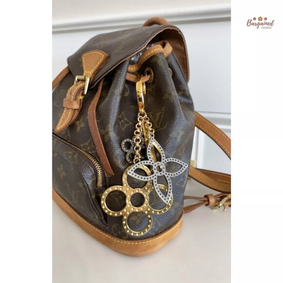 Authentic LOUIS VUITTON Goldtone Tapage Key Holder And Bag Charm - CK0172 - Picture 7 of 8